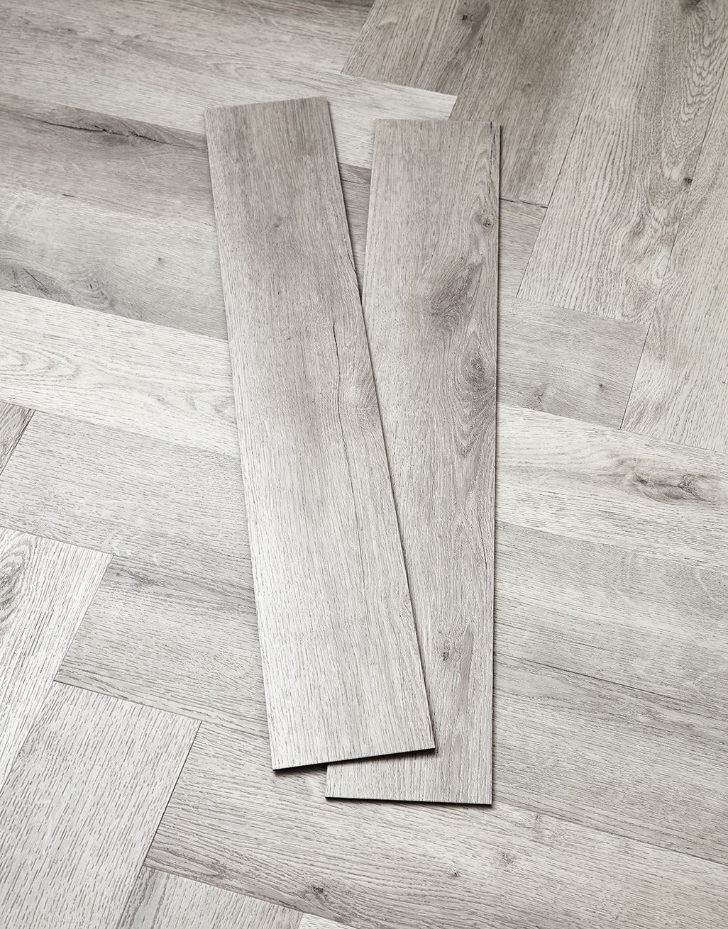 Asenso Artisan Herringbone - Shoreline Grey Oak - Image 3