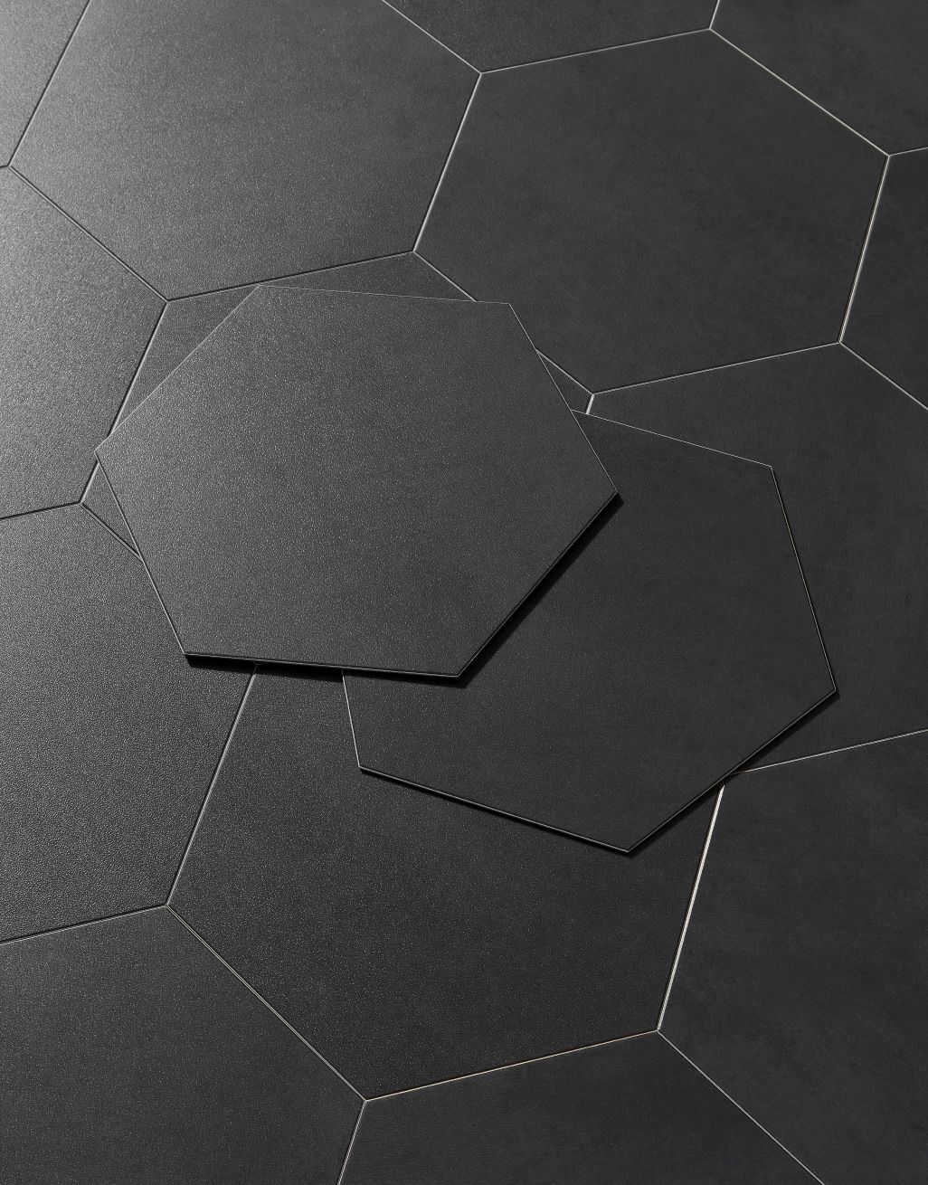 Asenso Aurora Hex Tile - Midnight Black - Image 3