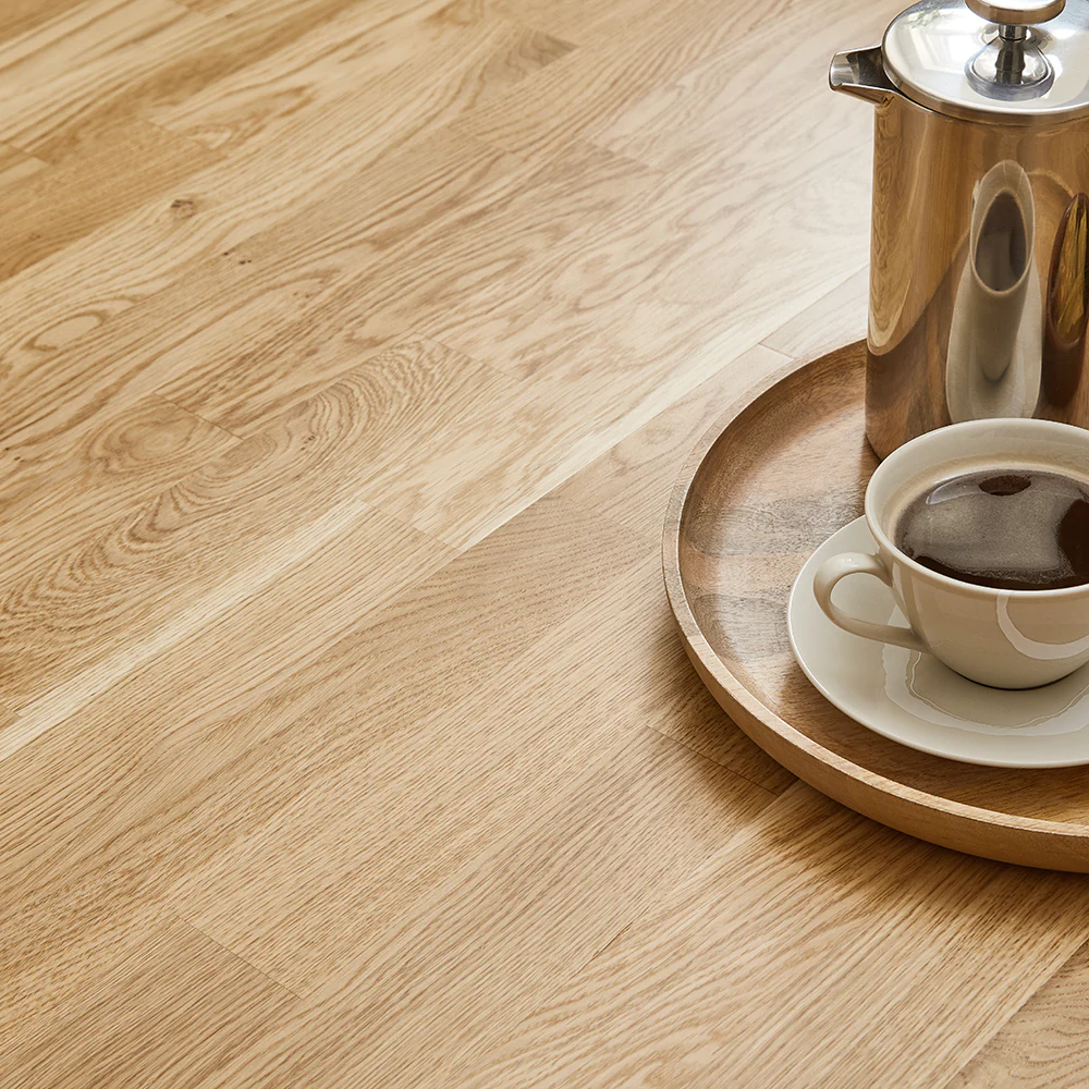 Balaton 14mm Lacquered Engineered Wood Flooring - Prime Oak - Image 3