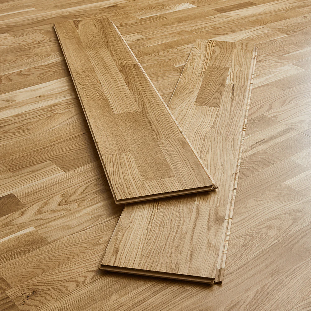 Balaton 14mm Lacquered Engineered Wood Flooring - Prime Oak - Image 4