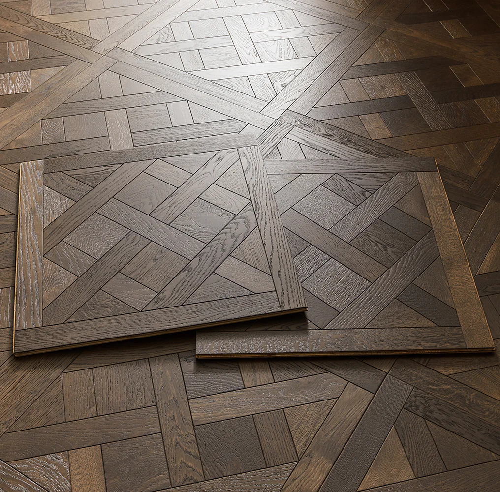 Chateau Oak 15mm Engineerd Wood Versailles Tiles - Mocha Oak - Image 4