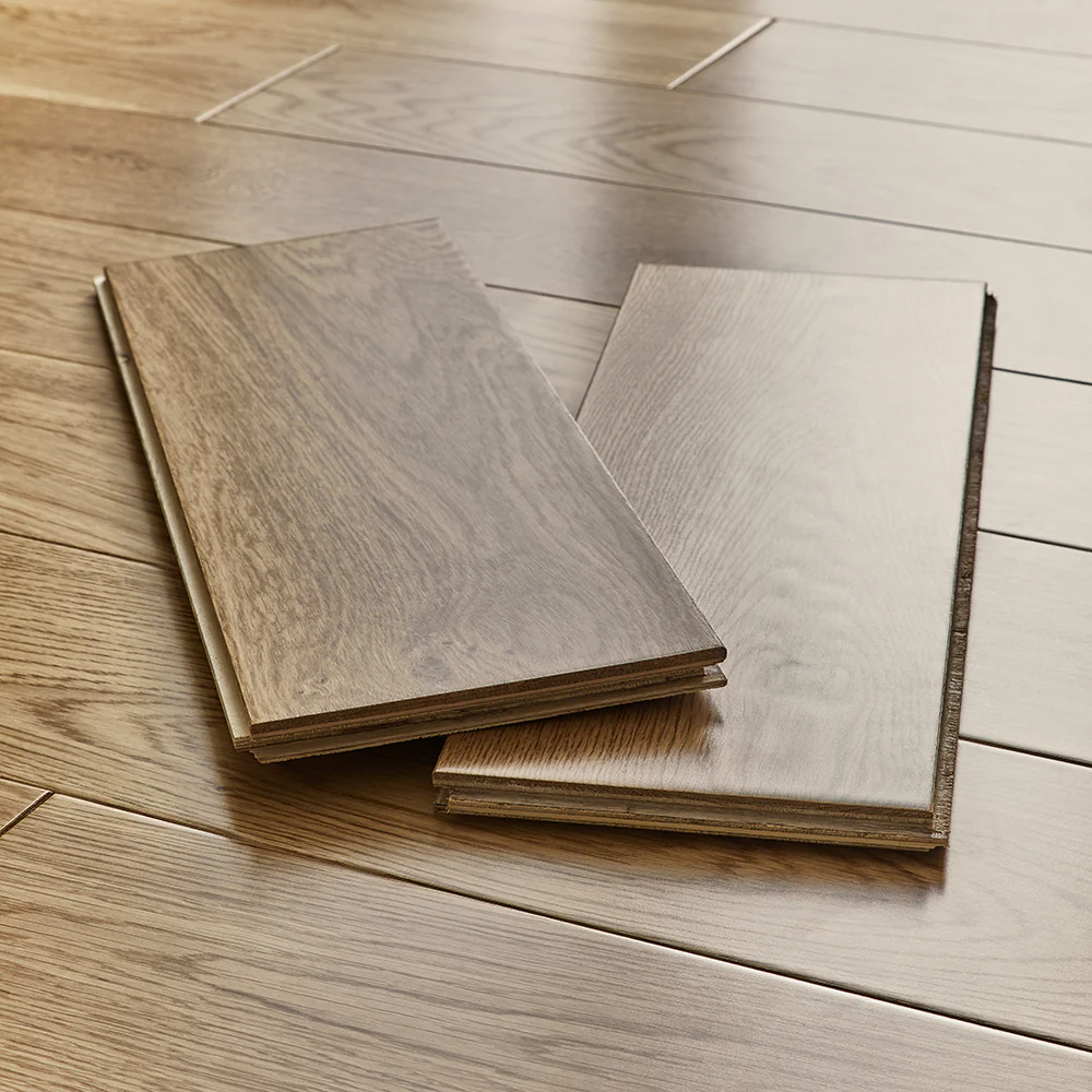 Garda 14mm Lacquered Engineered Wood Flooring - Natural French Oak - Image 4