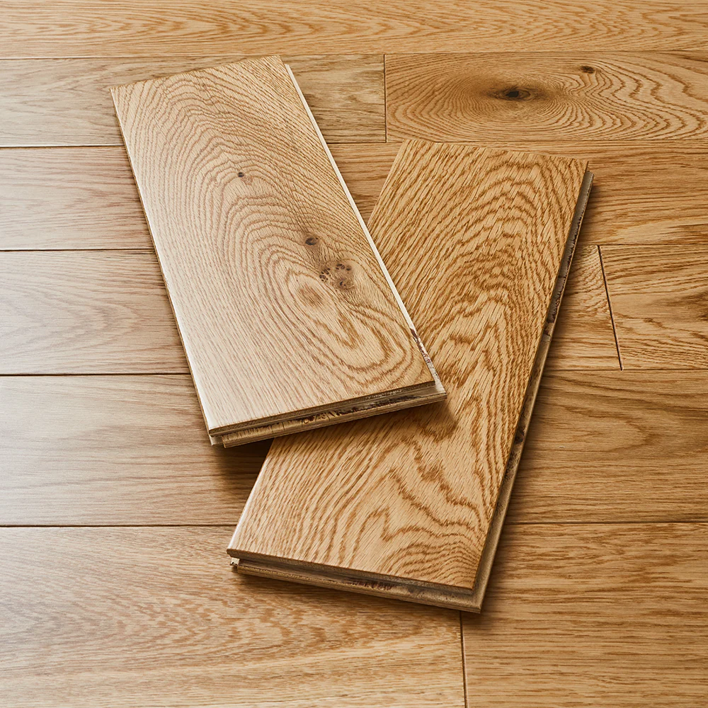 Geneva 14mm Lacquered Engineered Wood Flooring - Rustic Honey Oak - Image 4