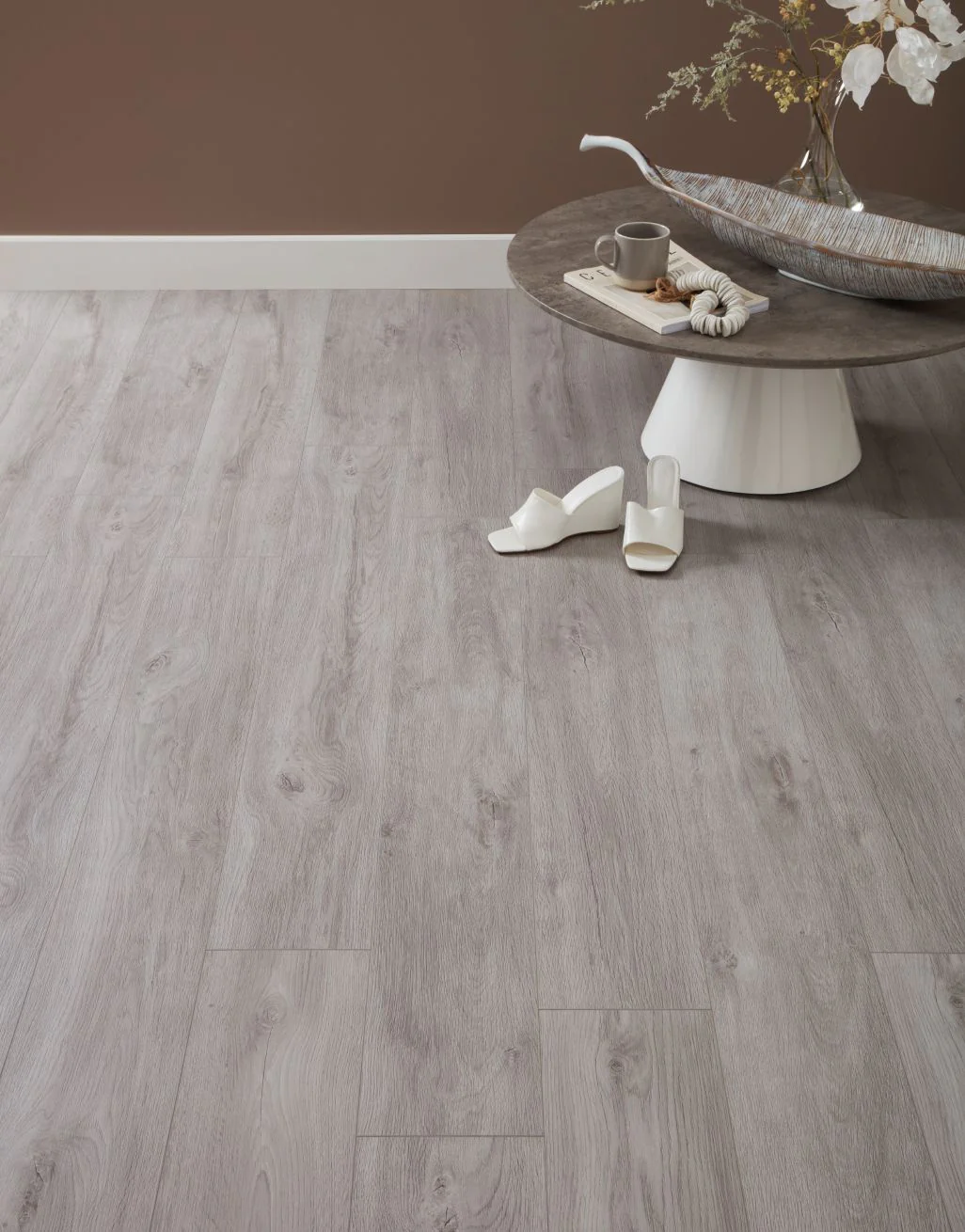 Kronotex Derwent 8mm Laminate Flooring - Authentic Grey - Image 2