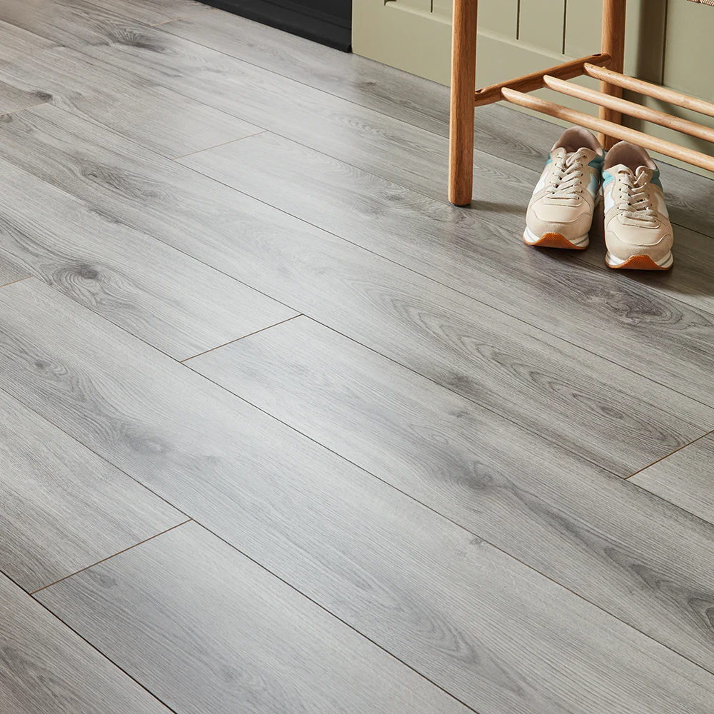 Kronotex Windimere 7mm Laminate Flooring - Millenium Grey Oak - Image 3
