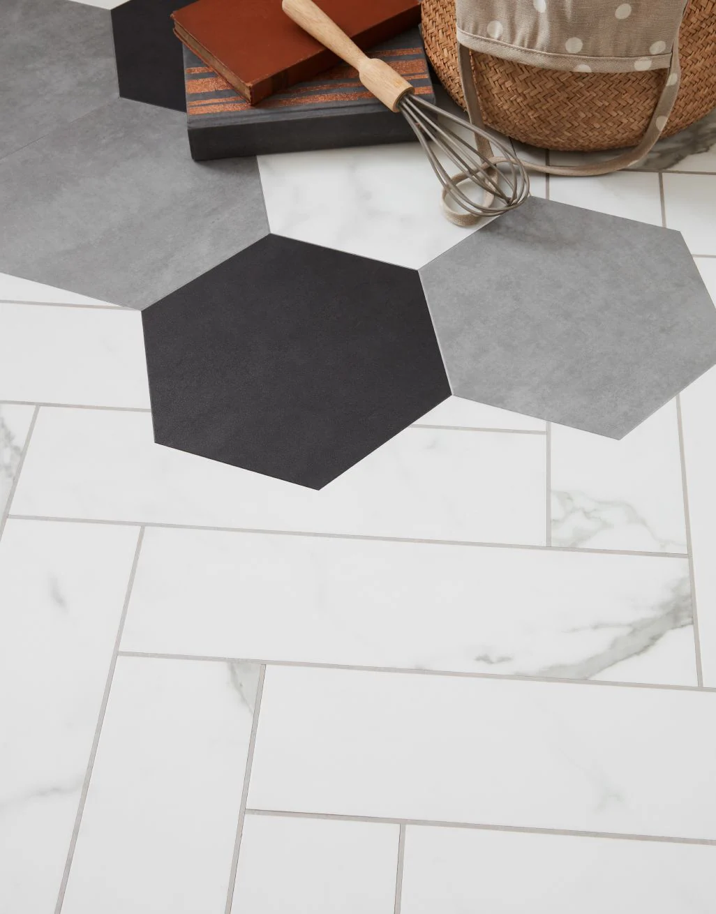 Asenso Signature Herringbone - Frosted Marble - Image 4