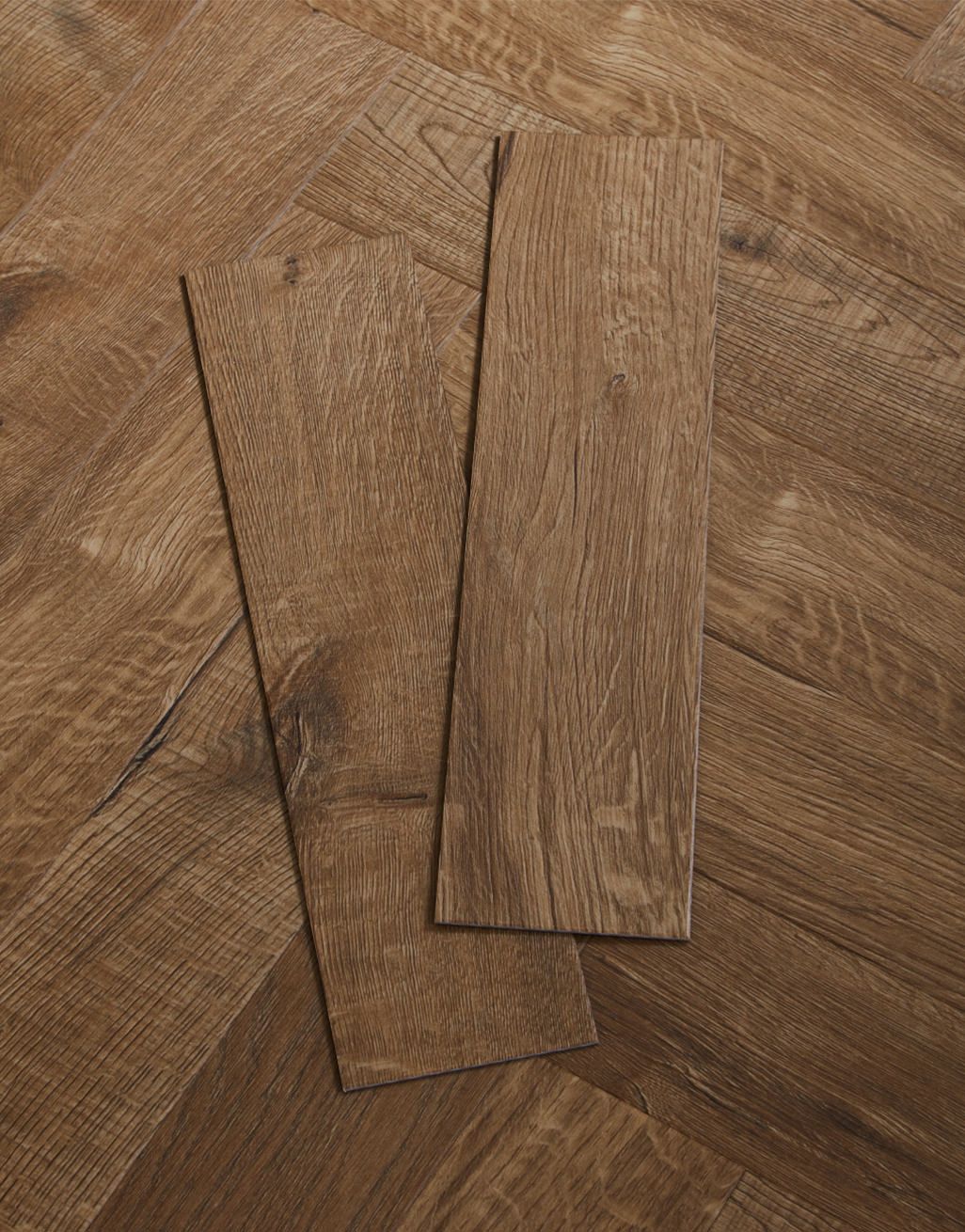 Asenso Signature Herringbone - Rich Toffee Oak - Image 3