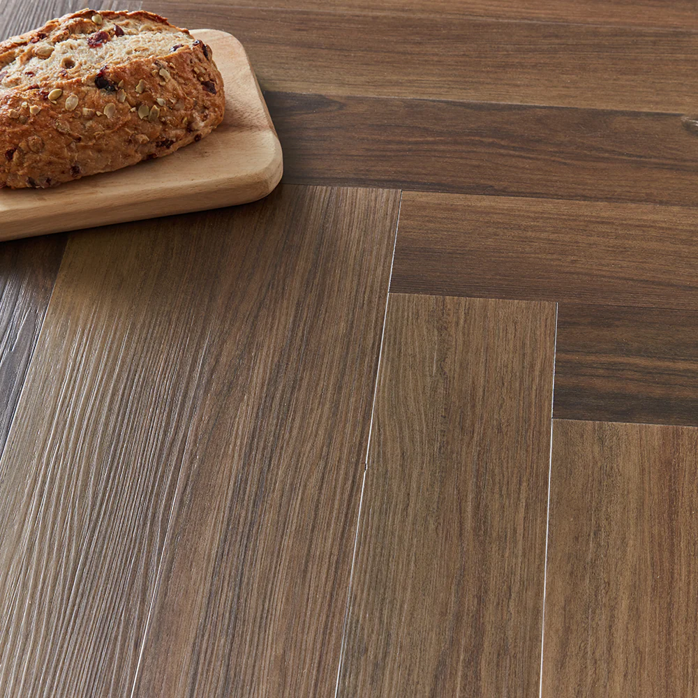 Rannerdale LVT Herringbone Flooring - Cherokee Oak - Image 3
