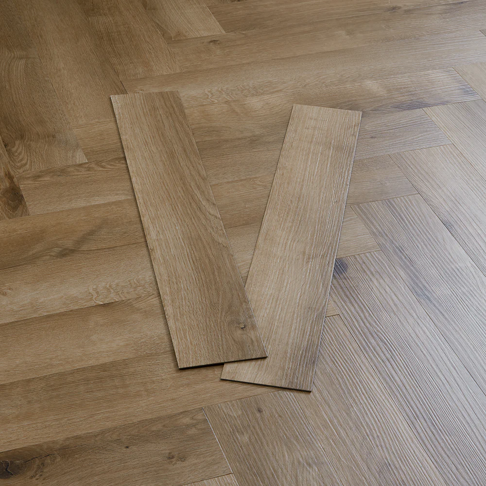 Rannerdale LVT Herringbone Flooring - French Oak - Image 4