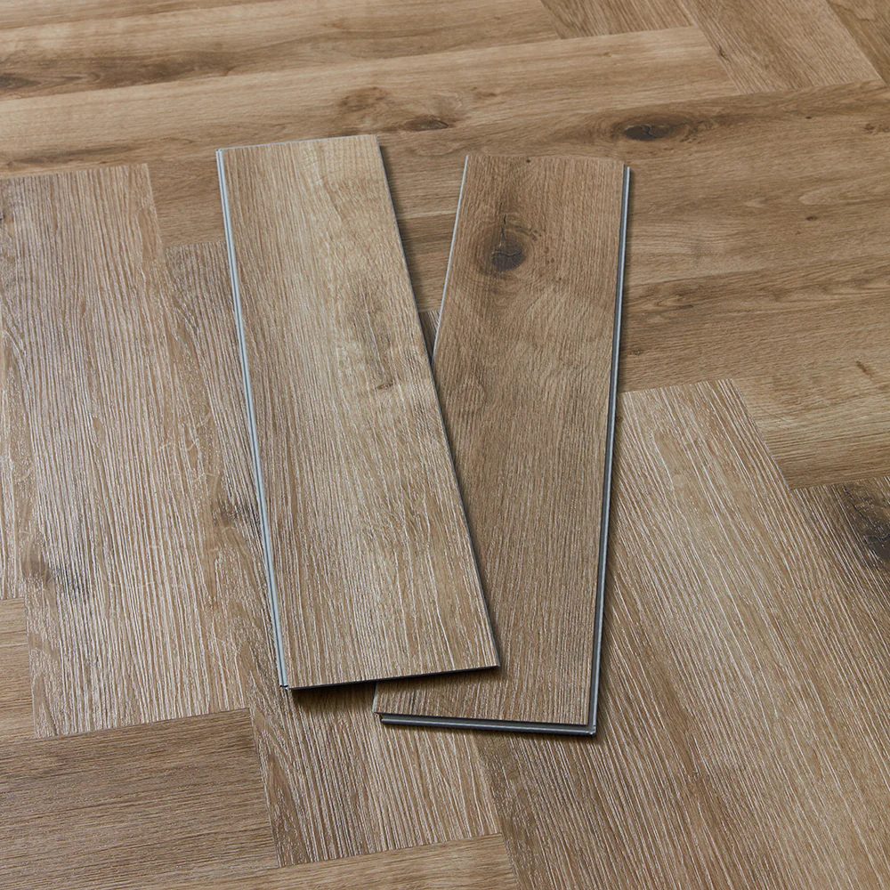 Scafell 5.2mm SPC Herringbone Flooring - Herringbone French Oak - Image 4