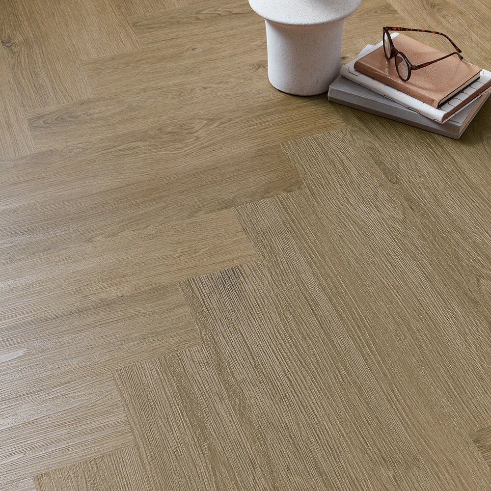 Scafell 5.2mm SPC Herringbone Flooring  -  Harvest Oak - Image 3