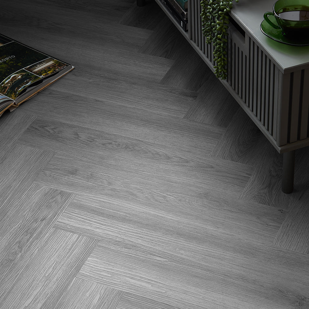 Scafell 5.2mm SPC Herringbone Flooring - Millenium Oak - Image 2