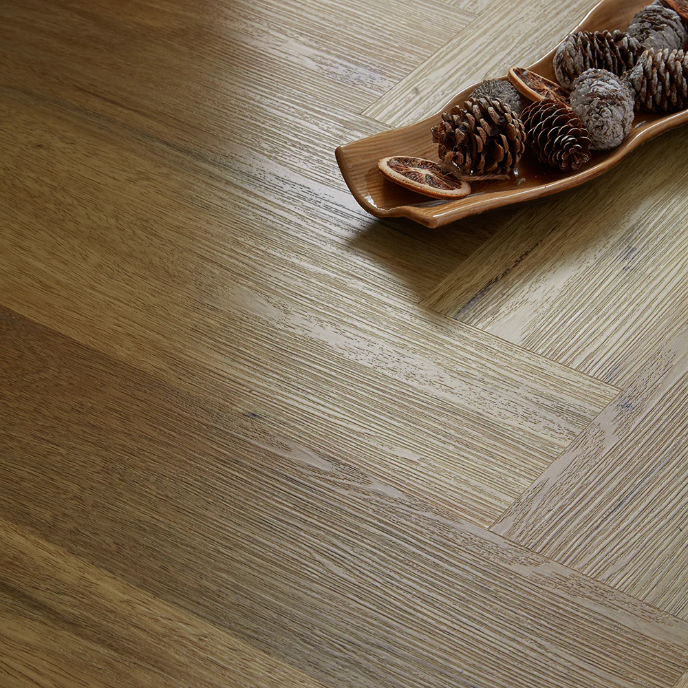 Scafell 5.2mm SPC Herringbone Flooring  -  Herringbone Natural Oak - Image 2